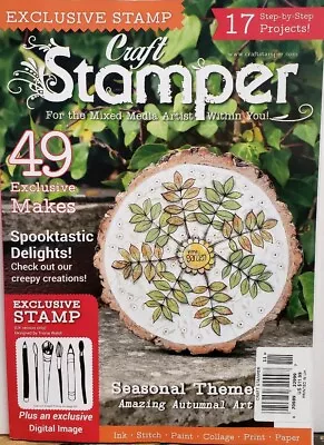 Craft Stamper UK Nov 2019 Seasonal Themes Step By Step Projects FREE SHIPPING CB • £16.05