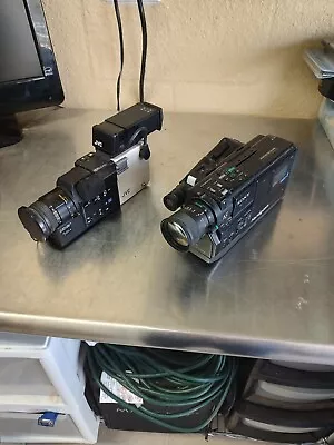 Vintage JVC Color Video Camera & SONY AF Video 8 Handycam Untested • $30