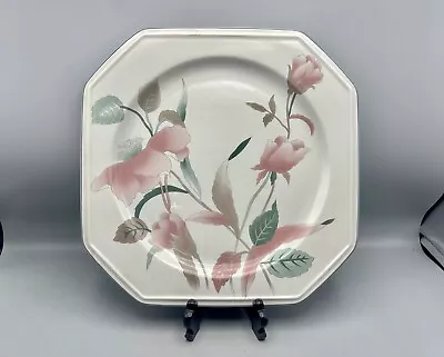 Mikasa Continental Silk Flowers 10.25  Square Dinner Plate F3003 Japan • $12.50