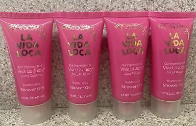 La Vida Loca Moisturizing Shower Gel 4 PACK- 1.65 Fl Ounce Each FREE SHIPPING ! • $19.99