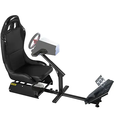 Racing Simulator Cockpit Driving Seat Compatible With Logitech G29 G920 • £272.39