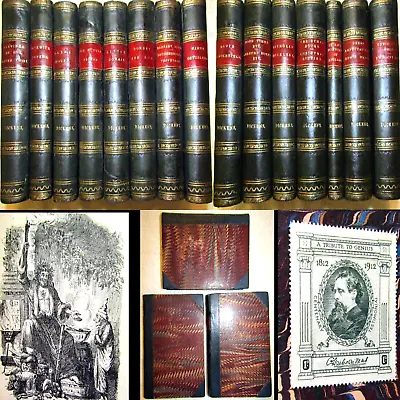 £105.56 • Buy C1875 CHARLES DICKENS 15V SET COMPLETE CHRISTMAS CAROL TWIST GREAT EXPECTATIONS