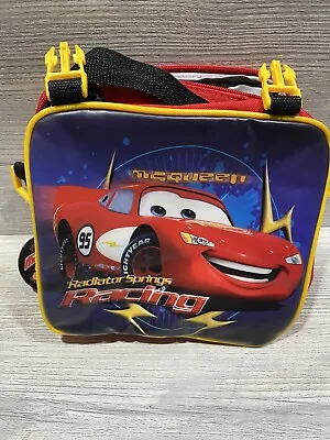 Disney Pixar Cars Lightning McQueen Insulated Lunch Box Bag Racing *see Details* • $8.79