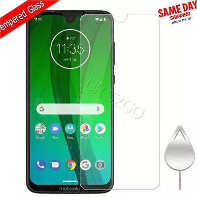 High Responsivity 9H Tempered Glass Screen Protector For Motorola Moto G7 XT1962 • $11.39