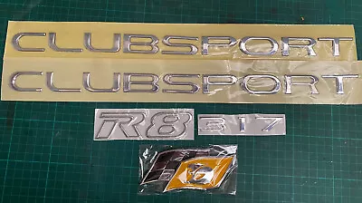 VE VF CLUBSPORT R8 GTS MALOO 317 Checkered Badge Set • $150