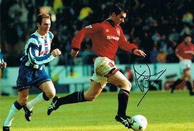 Signed Keith Gillespie Manchester United Autograph Photo Proof Newcastle Ireland • £14.99