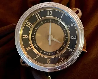 1946 Vintage Ford Clock OriginaL New Haven Clock Co. Lowrider Street Rod Custom • $95