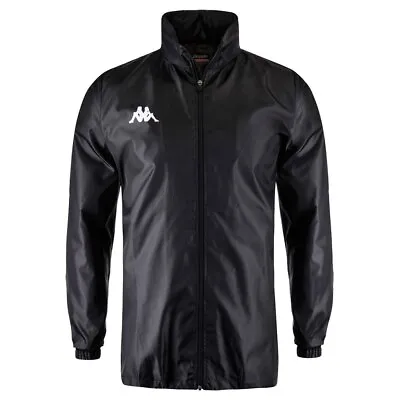 Kappa Mens Training Wister Black Soccer Peformance Jacket • $47.95