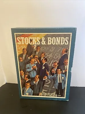 Stocks And Bonds Stock Market Board Game 3M Bookshelf Game 1964 VTG • $22.53