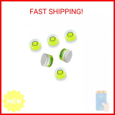 6Pcs Double Sided Adhesive Bubble Spirit Levels Mini Circular Bullseye Levels Us • $8.24