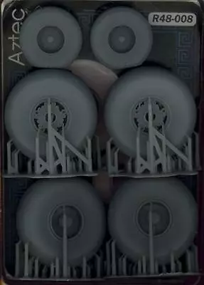 Aztec Decals 1/48 LOCKHEED C-130 HERCULES WHEELS & TIRES (6) Resin Set • $24.99