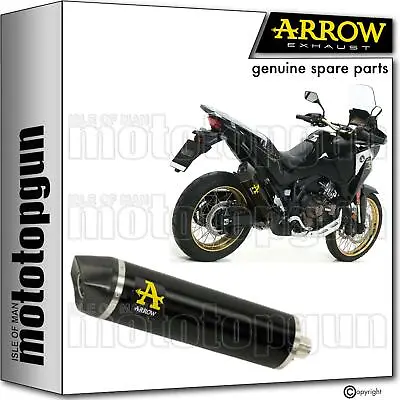 Exhaust Black Aluminium C Mrt Arrow Honda Africa Twin 1100 20/23 • $592.90