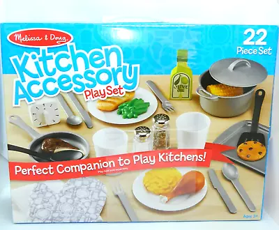 Melissa & Doug Kitchen Accessory 22 Piece Play Set • $25