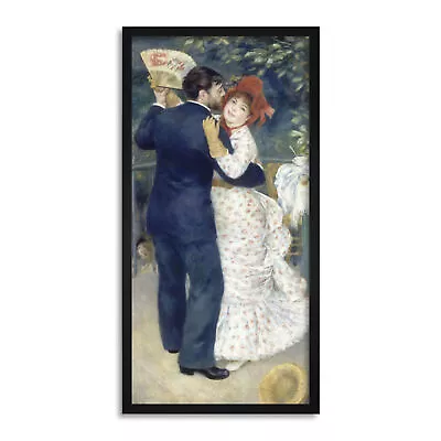 Renoir Country Dance Painting Long Framed Art Print • £29.99