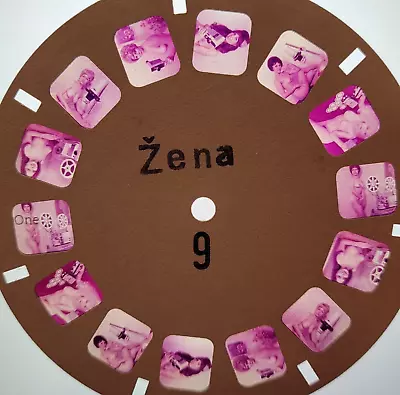 RARE Meopta Stero-Mikroma View-master Red Reel Zena 9 Nude Girls Risque Poses • $55.99