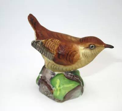Vintage Royal Worcester Bone China Bird Figurine WREN #3198 England • $10