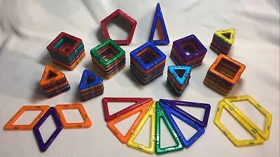 MAGFORMERS Lot ~ 119 Magnetic Building Tiles ~ STEM Construction Building Toy • $49.99