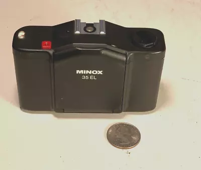 Minox 35 EL Miniature Camera.  Takes 35mm Film And A Px 27 5.6v Battery • $6.99