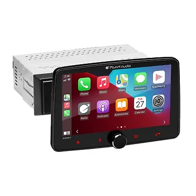 Planet Audio P70CPA-F 7” CarPlay Android Car Stereo Receiver 1 Single Din Float • $189