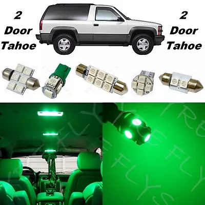 16x Green LED Lights Interior Package Kit For 1992-1999 2 Door Tahoe/Yukon CT4G • $22.09