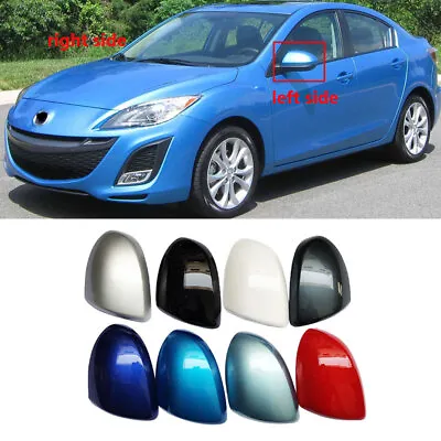 Car Rearview Mirror Covers Caps Shell Housing For Mazda 3 BL 2009-2013 • $25.75