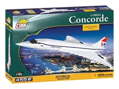 Concorde Brick Plane Model - COBI 1917 - 455 Bricks • $87.11