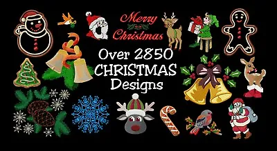 Christmas Embroidery Designs - Machine Embroidery Designs - Pes Dst Jef Formats • £9.99