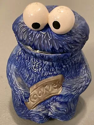 Muppets Inc Vintage Cookie Monster Cookie Jar Ceramic #970 Sesame Street 1970’s • $69.95