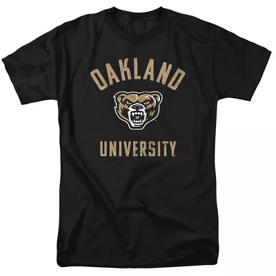 Oakland University Adult T-Shirt Grizzlies Logo Black S-5XL • $22.99