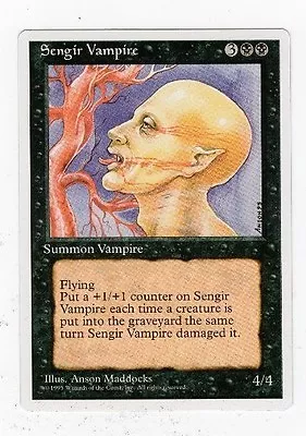 Sengir Vampire - 4th Edition Series - 1995 - Magic The Gathering  • $2.49