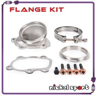 5 Bolt To 3  V-band Dump Pipe Flange For Nissan CA18 SR20DET S14 S15 GT25R GT28R • $105.90