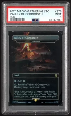 Valley Of Gorgoroth Psa 9 Mint Land Foil 376 Sp 2023 Magic The Gathering Ltr Tcg • $0.99