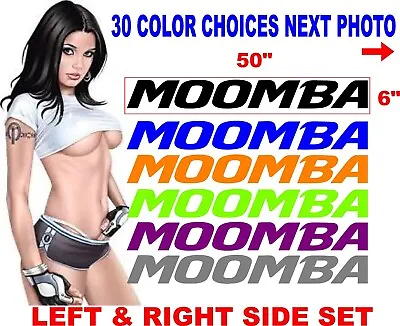 MOOMBA BOAT DECALS BOATS DECALS Message Me For Other Size Options 30 Colors • $59