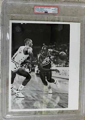 Michael Jordan 1987 Type 1 Photo All-Star Game PSA • $999