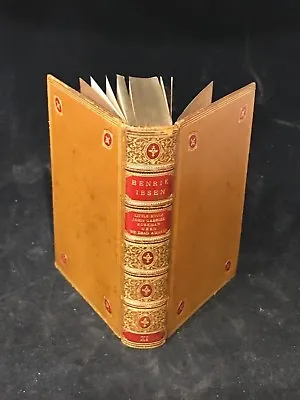 1907 Ibsen Little Eyolf Archer Translations Heinemann Signed Zaehnsdorf Binding • $150