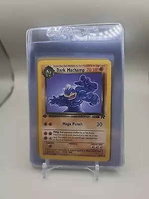 Dark Machamp Team Rocket 27/82 Regular 1st Edition Rare Pokemon Card WOTC • $17.99