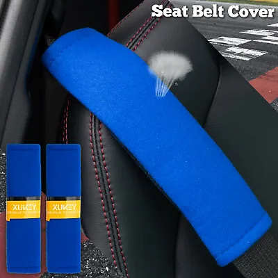 2x Car Seat Belt Pads Safety Cushion Shoulder Strap Cover Harness For Kids Adult • £4.99