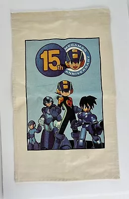 Mega Man 15th Anniversary Hanging Banner Scroll Capcom 24'' X 14.25'' • $19.99