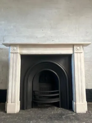 Marble Fire Surround For Cast Iron Fireplace (matching Pair Available) • $1200.09