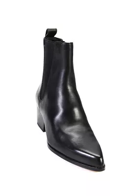 Michael Michael Kors Womens Pointed Toe Kinlee Booties Black Leather Size 8M • $67