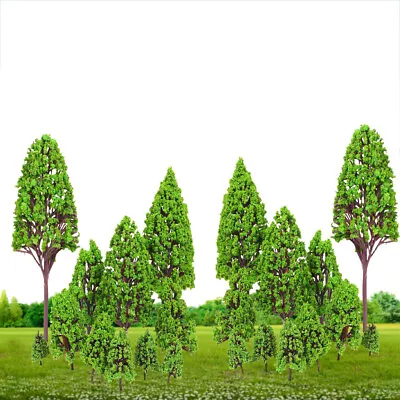 Model Tree Artificial Miniature 12pcs Accessories Building Micro Landscape • $4.99