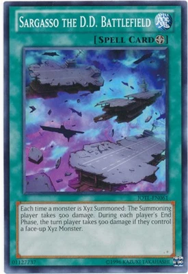 $3.95 • Buy Sargasso The D.D. Battlefield JOTL-EN061 Common Unlimited Near Mint YuGiOh Card