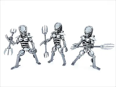 Predator Small Metal Sculpture Handmade Model Figure Metal Art Productions • £39.99