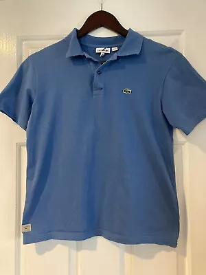 Boys Blue Lacoste Polo Size 14 • $15