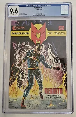 MIRACLEMAN #1 CGC 9.6 White Pages Eclipse 1985 • $75