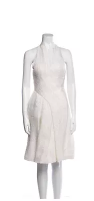 J Mendel White Dress Sz XS 2 Womens • $199