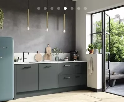 £1799 • Buy Magnet Soho Cream,White Gloss Curved Complete Kitchen Unit £1799 All Colours