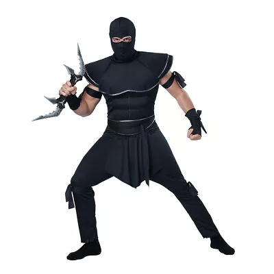 Mens Stealth Ninja Adult Halloween Costume • $25.17