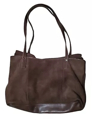 Ellington Brown Leather Purse Sloutch Hobo Shoulder Tote Bag Soft Nice GUC  • $49.99