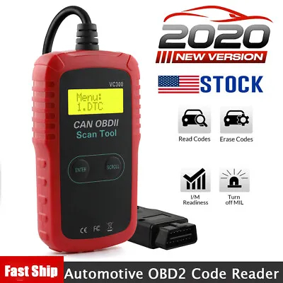 ANCEL Car OBD2 OBD Code Reader Scanner Code Reader Check Engine Diagnostic Tool • $14.99